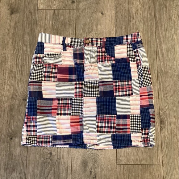 Tommy Hilfiger Dresses & Skirts - Tommy Hilfiger Patchwork Mini Skirt - Blue, Pink, White